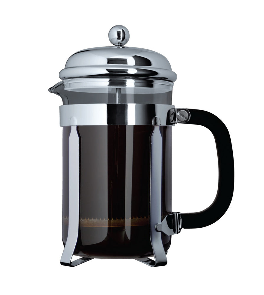 CHROME PLUNGER COFFEE MAKER 3 CUP \\\KD15094