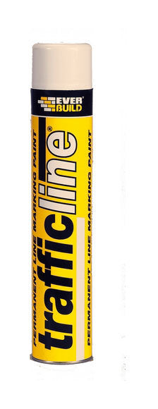 EVERBUILD TRAFFICLINE PERMANENT MARKING PAINT 700ML - WHITE. 489774 \\\KD15099