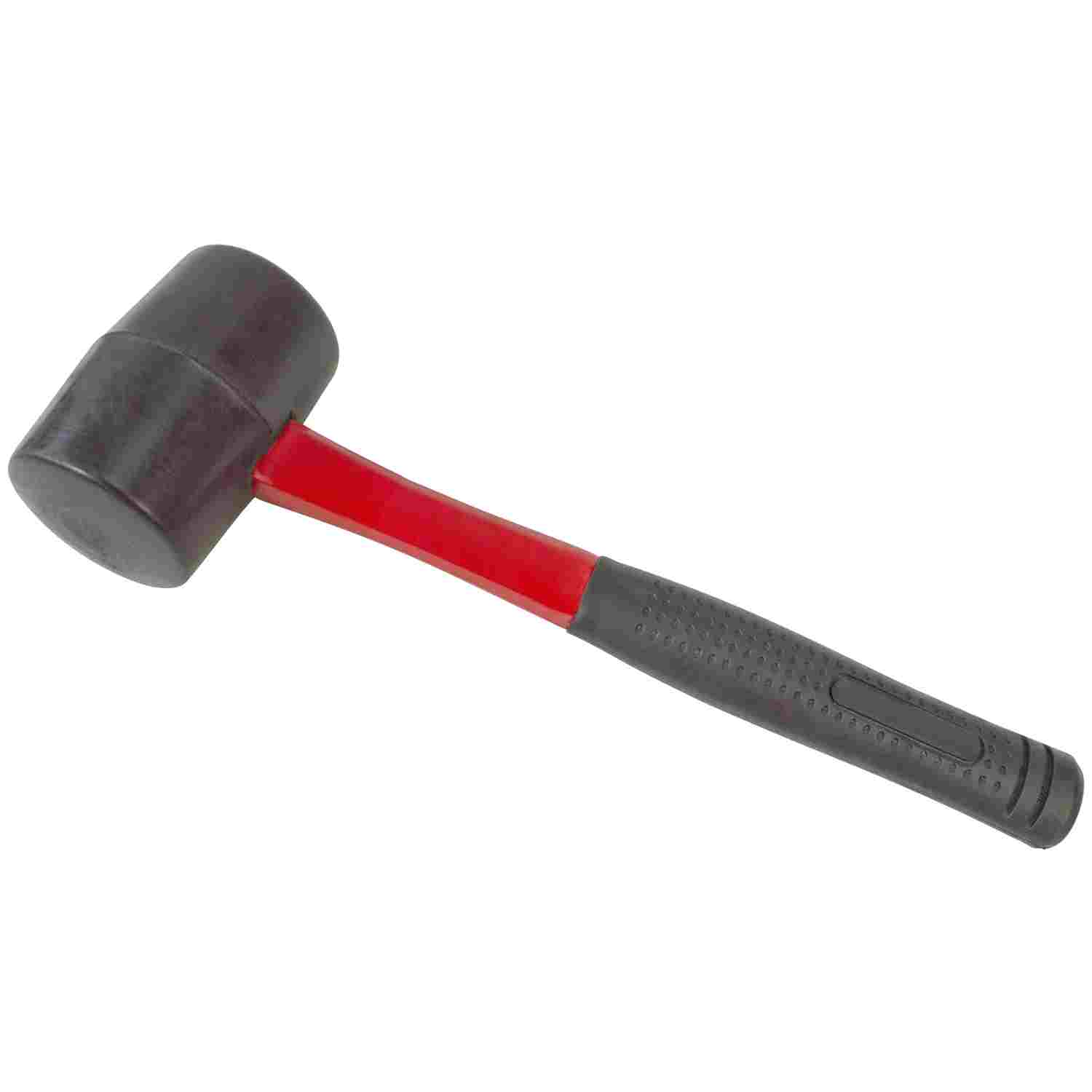 AMTECH 16OZ BLACK RUBBER MALLET FIBRE GLASS SHAFT. A1580 \\\KD15129