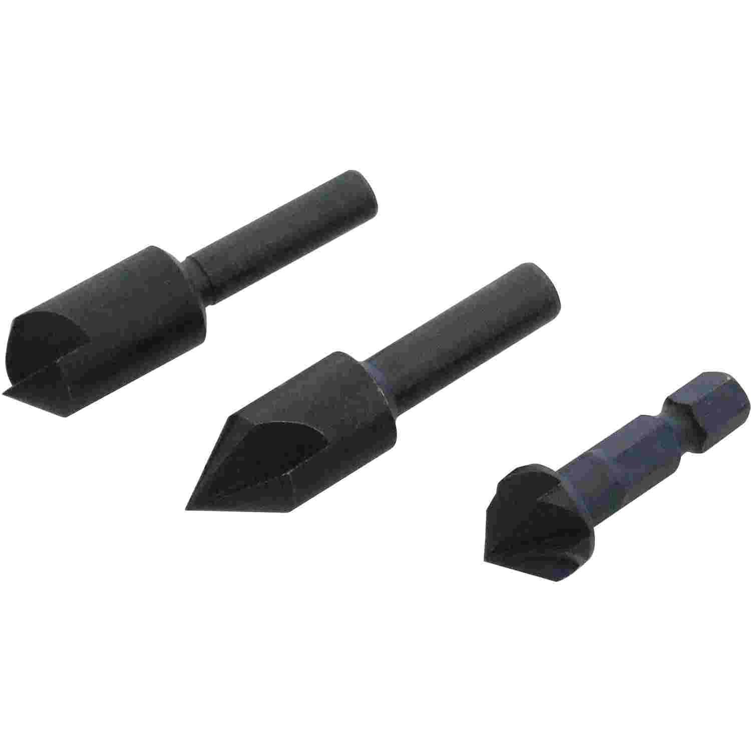 AM TECH 3PC COUNTERSINK BIT SET. F0820 \\\KD15152