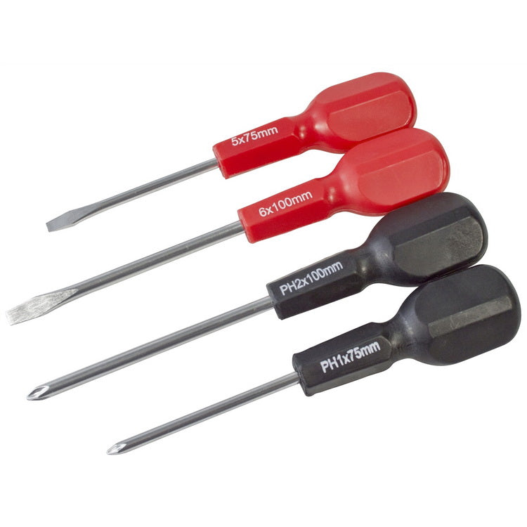 4PC CABINET HANDLE SCREW DRIVER SET. L0850 \\\KD15160