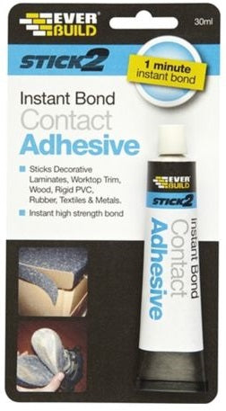 EVERBUILD STICK2 INSTANT BOND CONTACT ADHESIVE 30ML. 489420 \\\KD15224