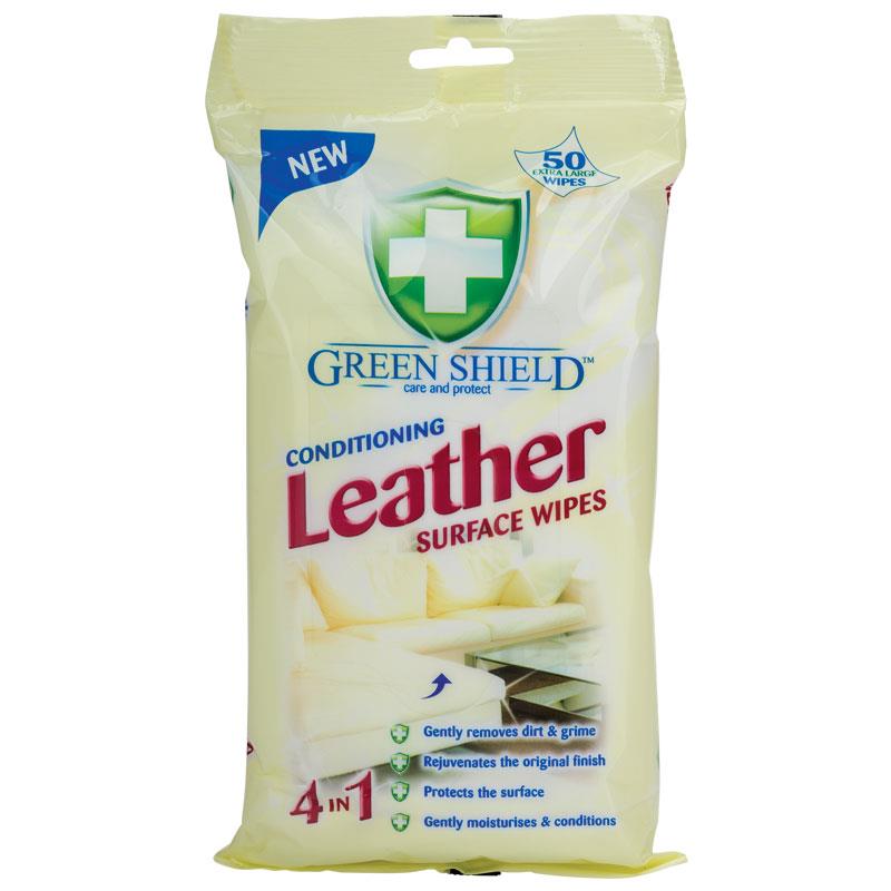 GREENSHIELD LEATHER WIPES 70/PK. 5060110220724 \\\KD15227