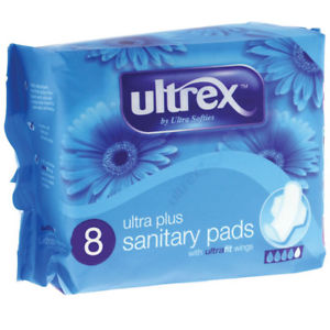 ULTREX ULTRA PLUS SANITARY PADS 8S. 5060110223404 \\\KD15239