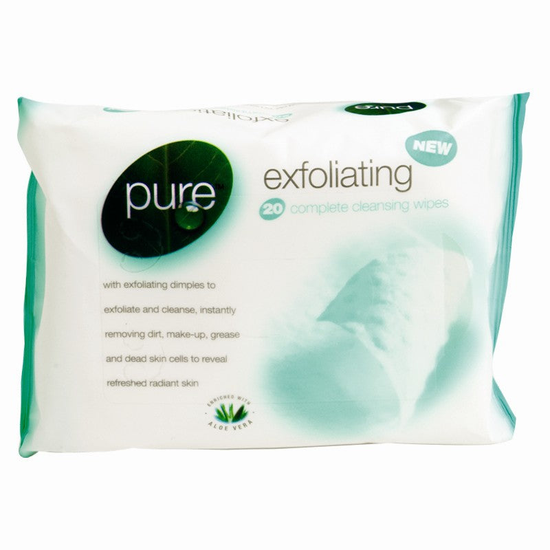 'PURE EXFOLIATING COMPLETE CLEANING WIPIES 20'S'||'. '||'5060110220304' \\\KD15243
