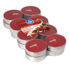 PAN AROMA COLOUR TEA LIGHTS CANDLES APPLE & CINNAMON FRAGRANCE PK OF 16. PAN0403 \\\KD15253