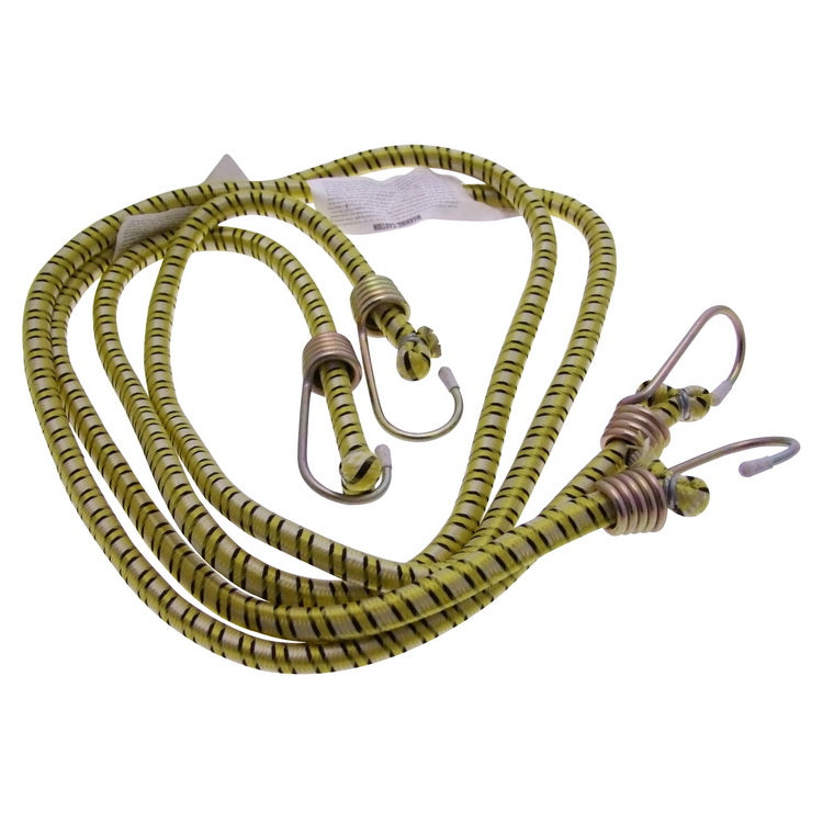 AM-TECH 2 X 48INCH BUNGEE STRAPS CODE & METAL HOOKS ELASTIC ROPE. S0652 \\\KD15258