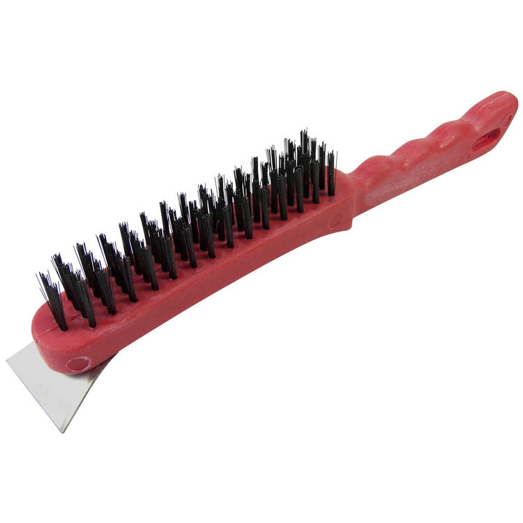 AM-TECH LARGE HEAVY DUTY WIRE BRUSH AND SCRAPER. S3675 \\\KD15273