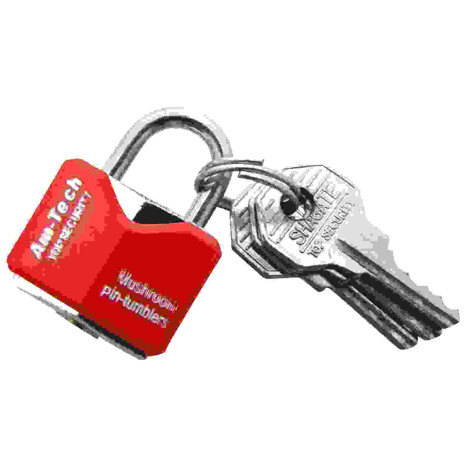 AM-TECH 20MM RHOMBIC CHROME PLATED IRON PADLOCK. T0701 \\\KD15281