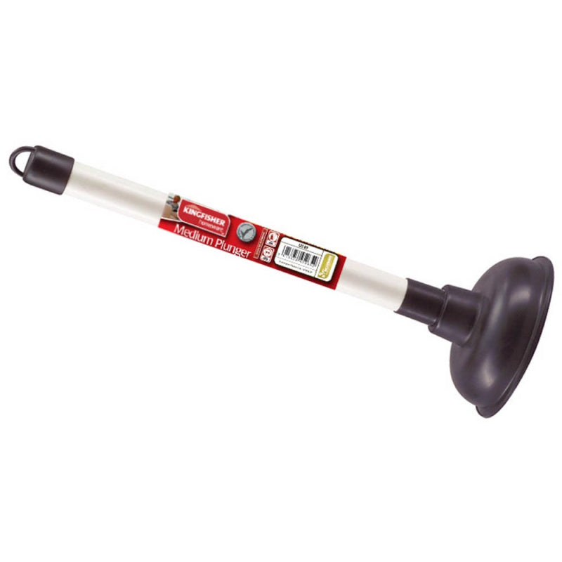 SINK DRAIN PLUNGER PLASTIC HANDLE WITH RUBBER SUCTION HEAD HEIGHT 11CM. U149 \\\KD15335