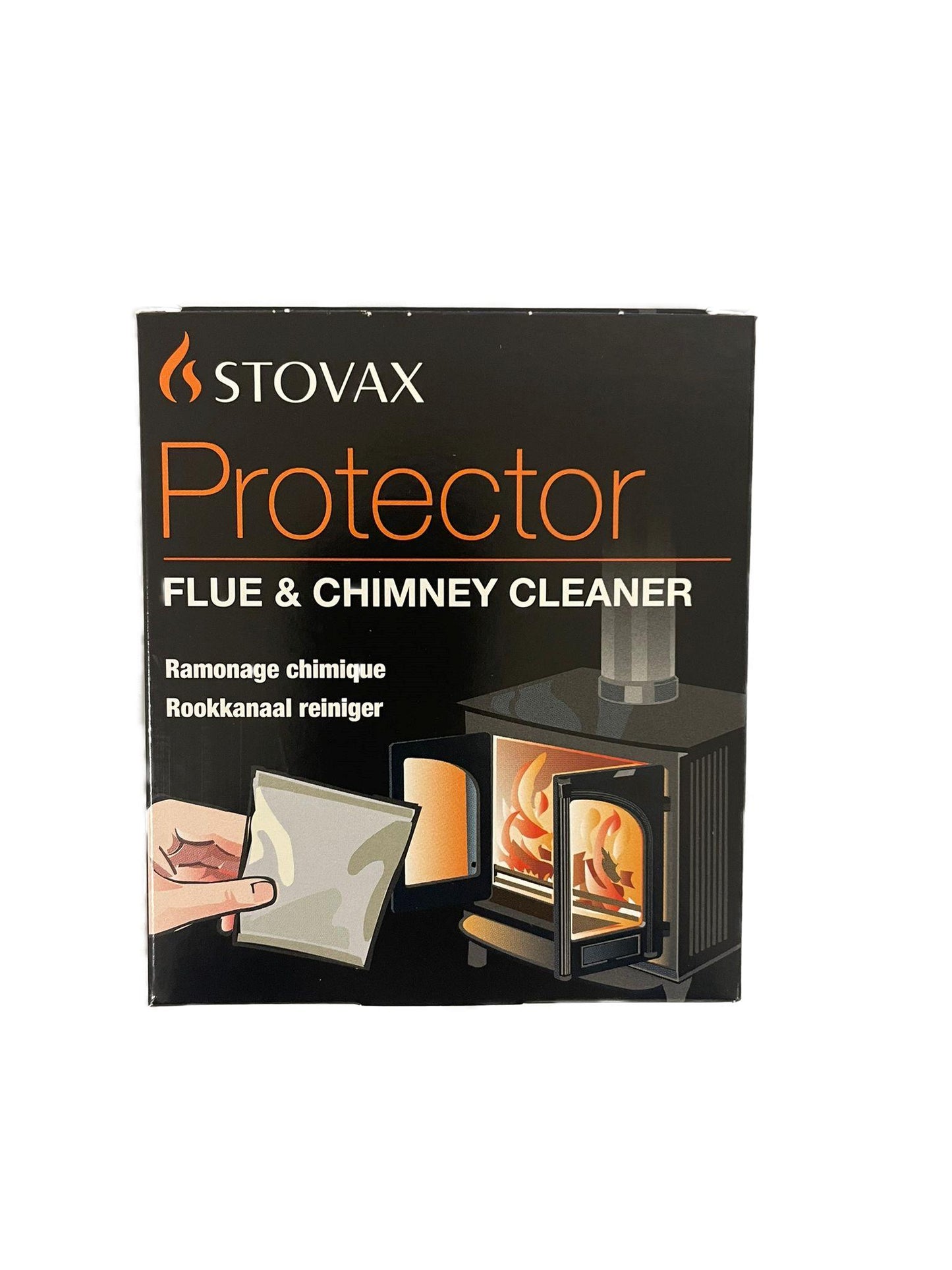 STOVAX PROTECTOR FLUE & CHIMNEY CLEANER SACHETS BOX OF 14 SAC. W17002-6 \\\KD15347