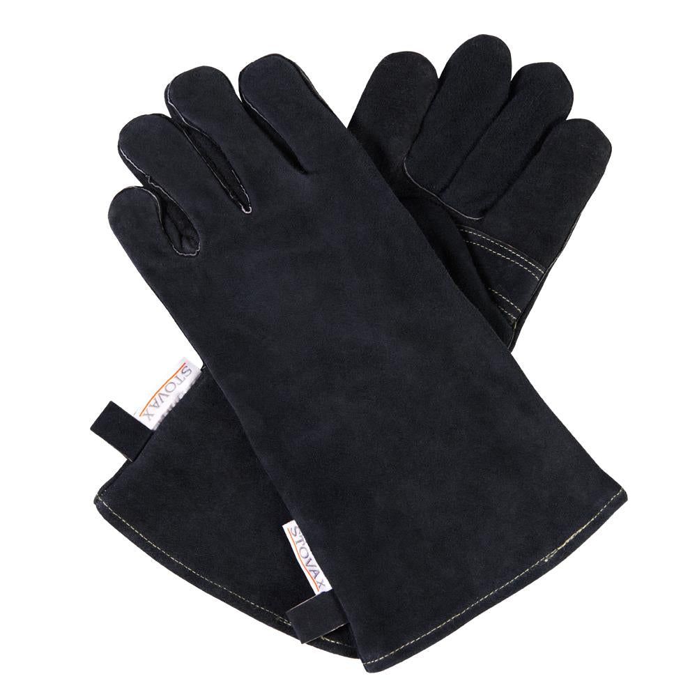 STOVAX HEAT RESISTANT 100% GENUINE LEATHER GLOVES. W14008 \\\KD15349