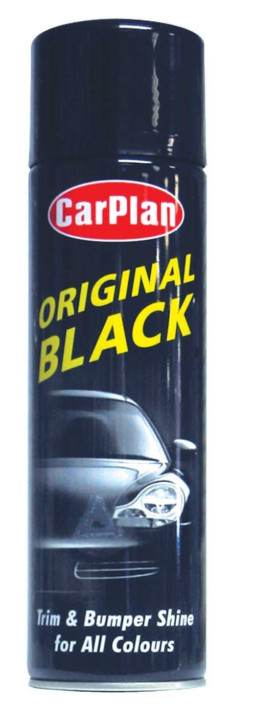 CAR PLAN ORIGINAL BLACK TRIM & BUMPER SHINE 500ML. OBS500 \\\KD15383
