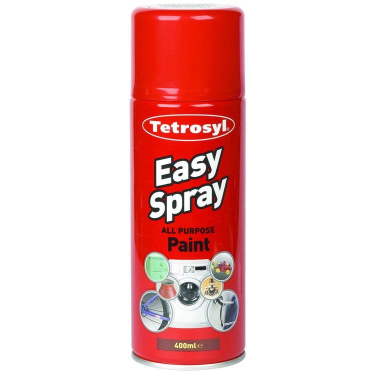 TETROSYL ALL PURPOSE EASY SPRAY PAINT  BRIGHT RED 400ML. EBR406 \\\KD15408