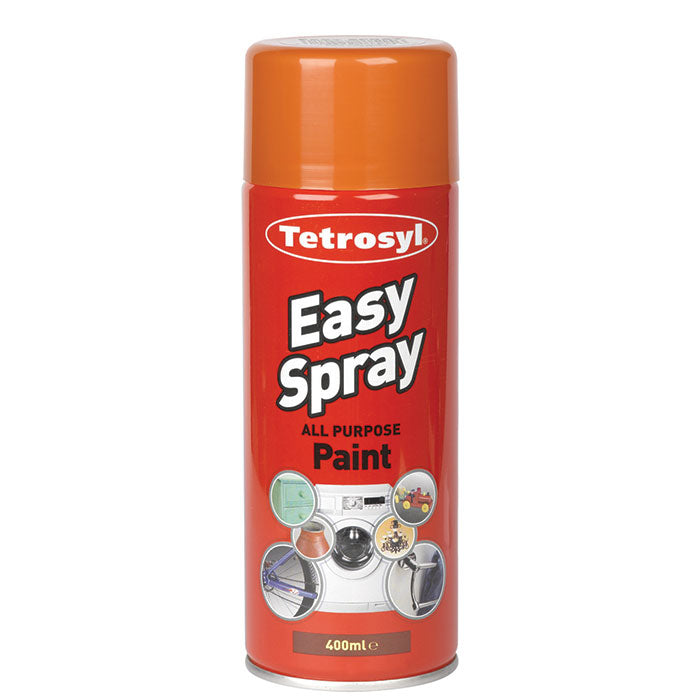 TETROSYL ALL PURPOSE EASY SPRAY PAINT ORANGE 400ML. EBO406 \\\KD15420