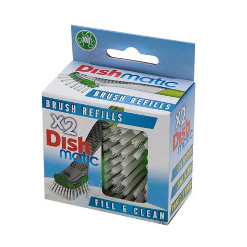 DISHMATIC BRUSH REFILLS 2/PK. UK-DM3-BRF6-10 \\\KD15452