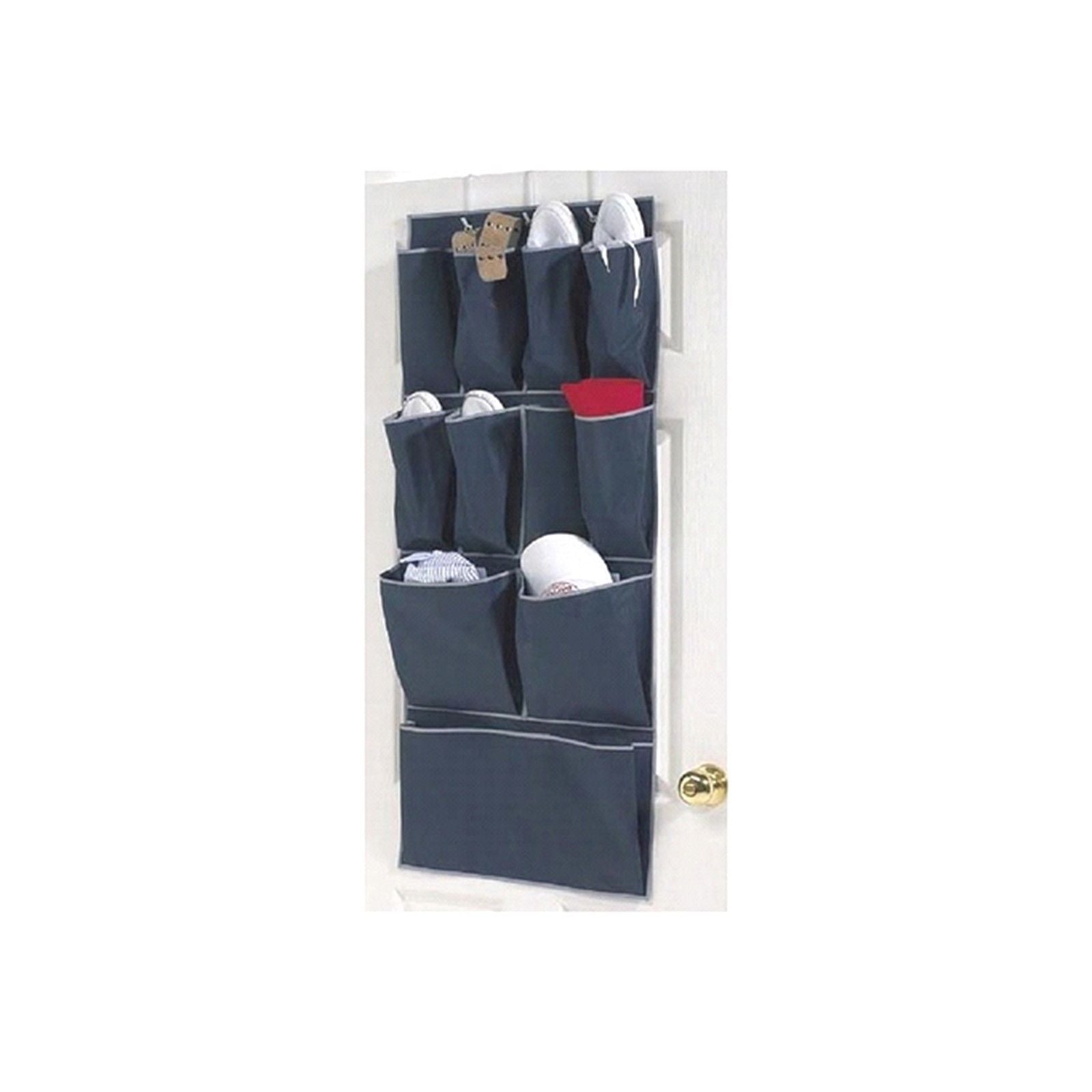 H & L RUSSEL 11 POCKETS OVER THE DOOR ORGANISER NAVY BLUE. WS4030 \\\KD15466