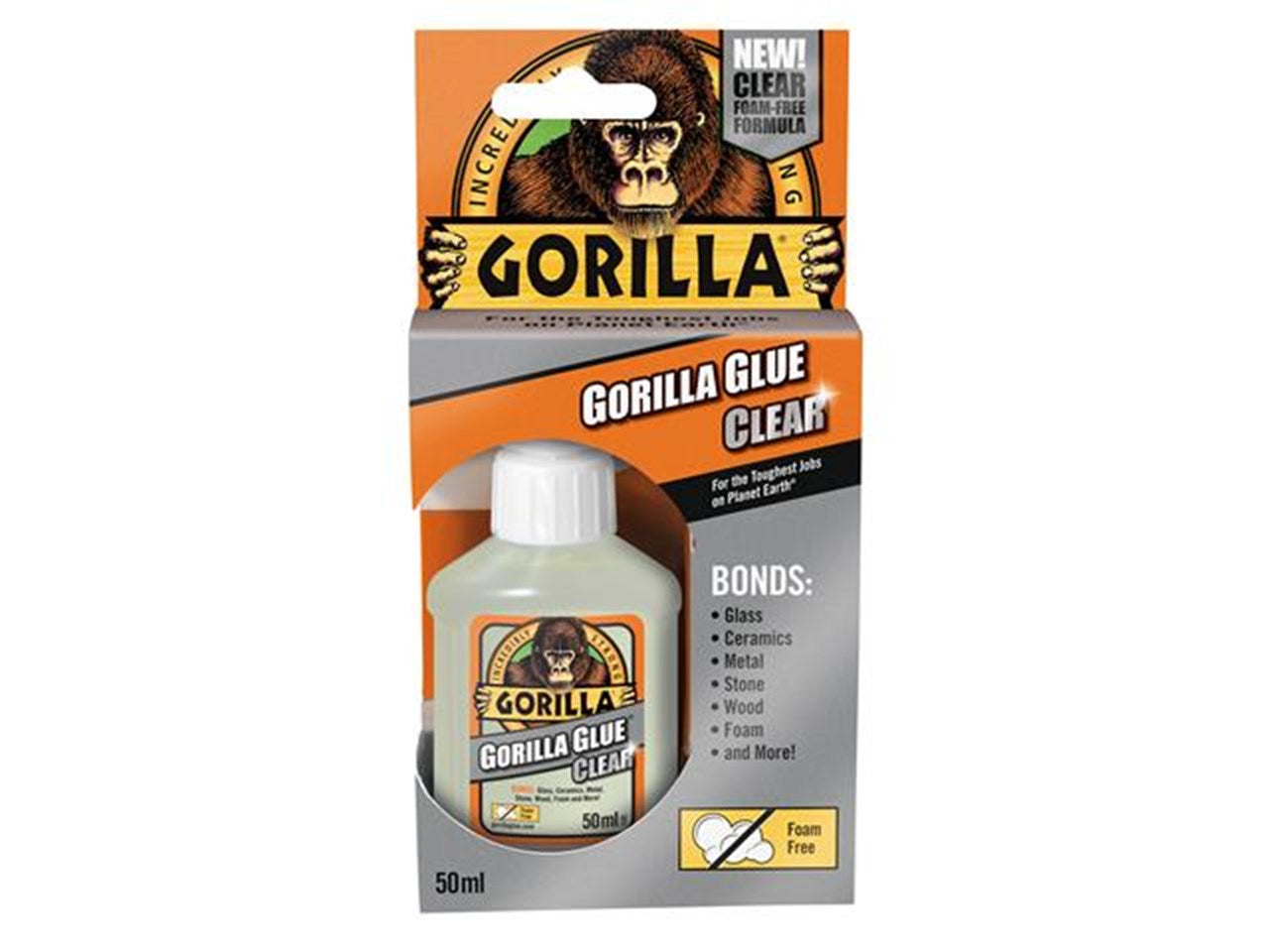 GORILLA GLUE CLEAR ALL PURPOSE ADHESIVE 50ML. 1244002 004033 \\\KD15488
