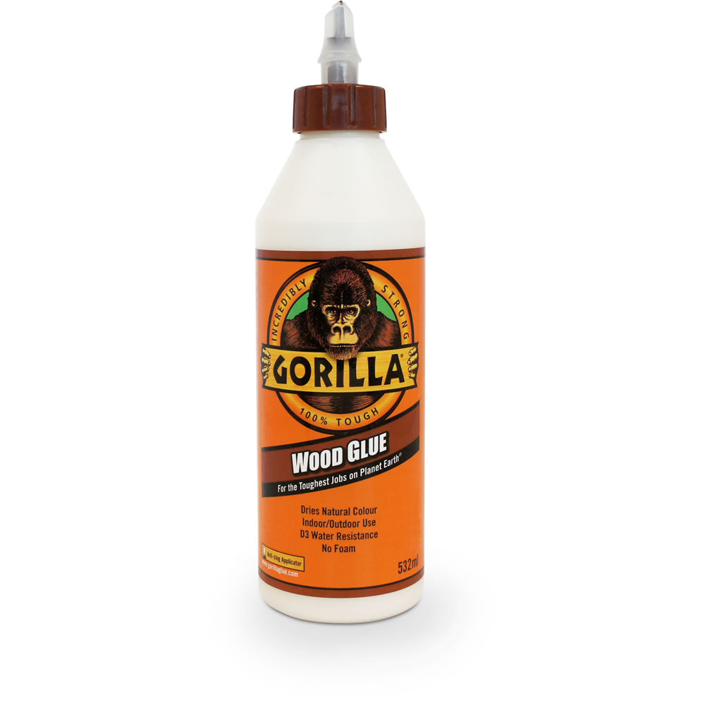 GORILLA WOOD GLUE 532ML FOR TOUGHEST JOB INDOOR/OUTDOOR. 5044181 \\\KD15492