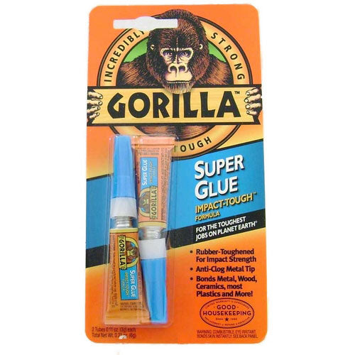 GORILLA  SUPERGLUE IMPACT 2 X 3GM. 4044101 000714 \\\KD15494