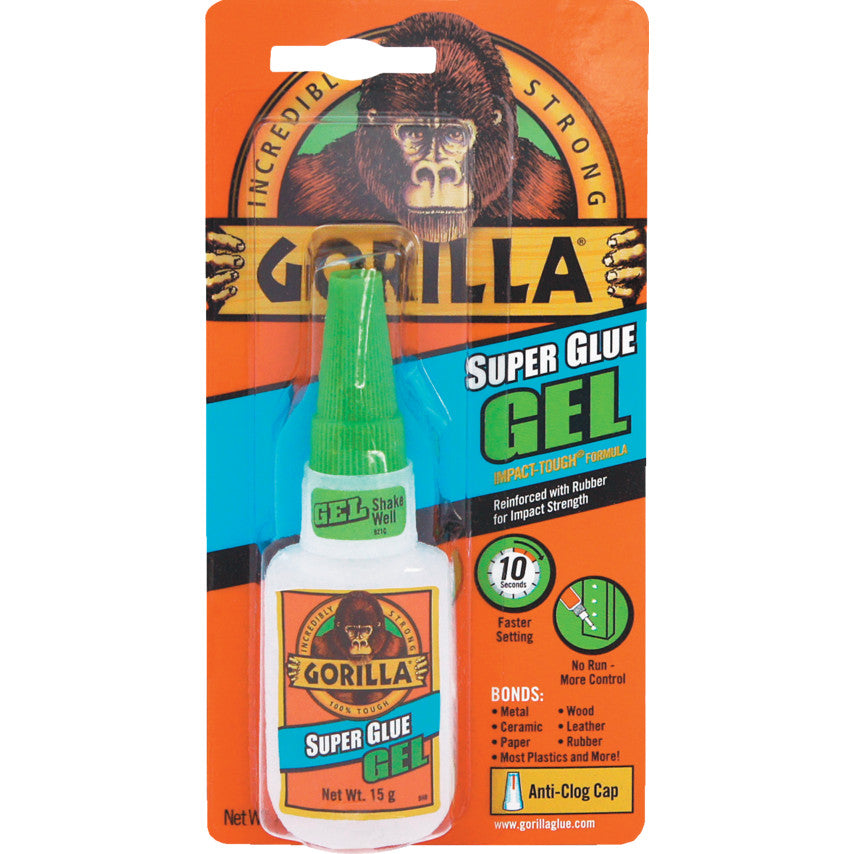 GORILLA SUPERGLUE 15GM SUPER GLUE GEL. 4044401 \\\KD15496