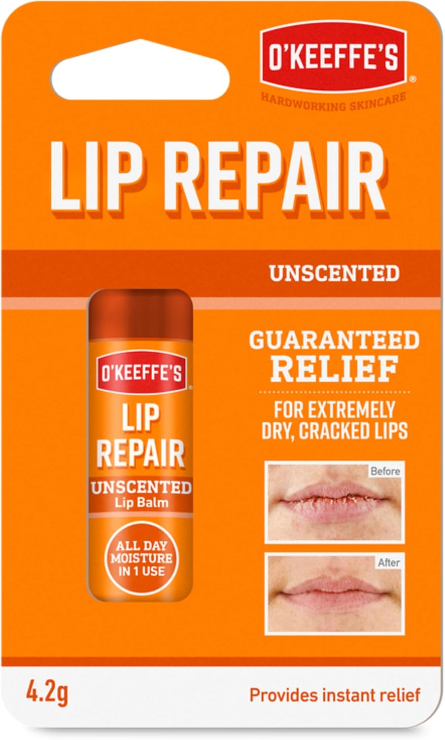 OKEEFFES LIP REPAIR ORIGINAL 4.2GM UNSCENTED LONG LASTING. 113570 \\\KD15510