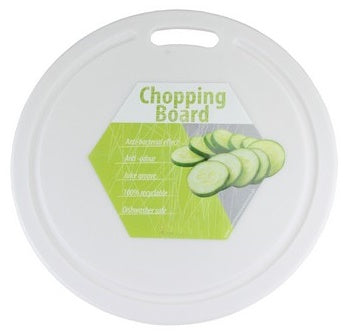 APOLLO POLYPROPYLENE ROUND CHOPPING BOARD WITH HANDLE. AP2997 \\\KD15521