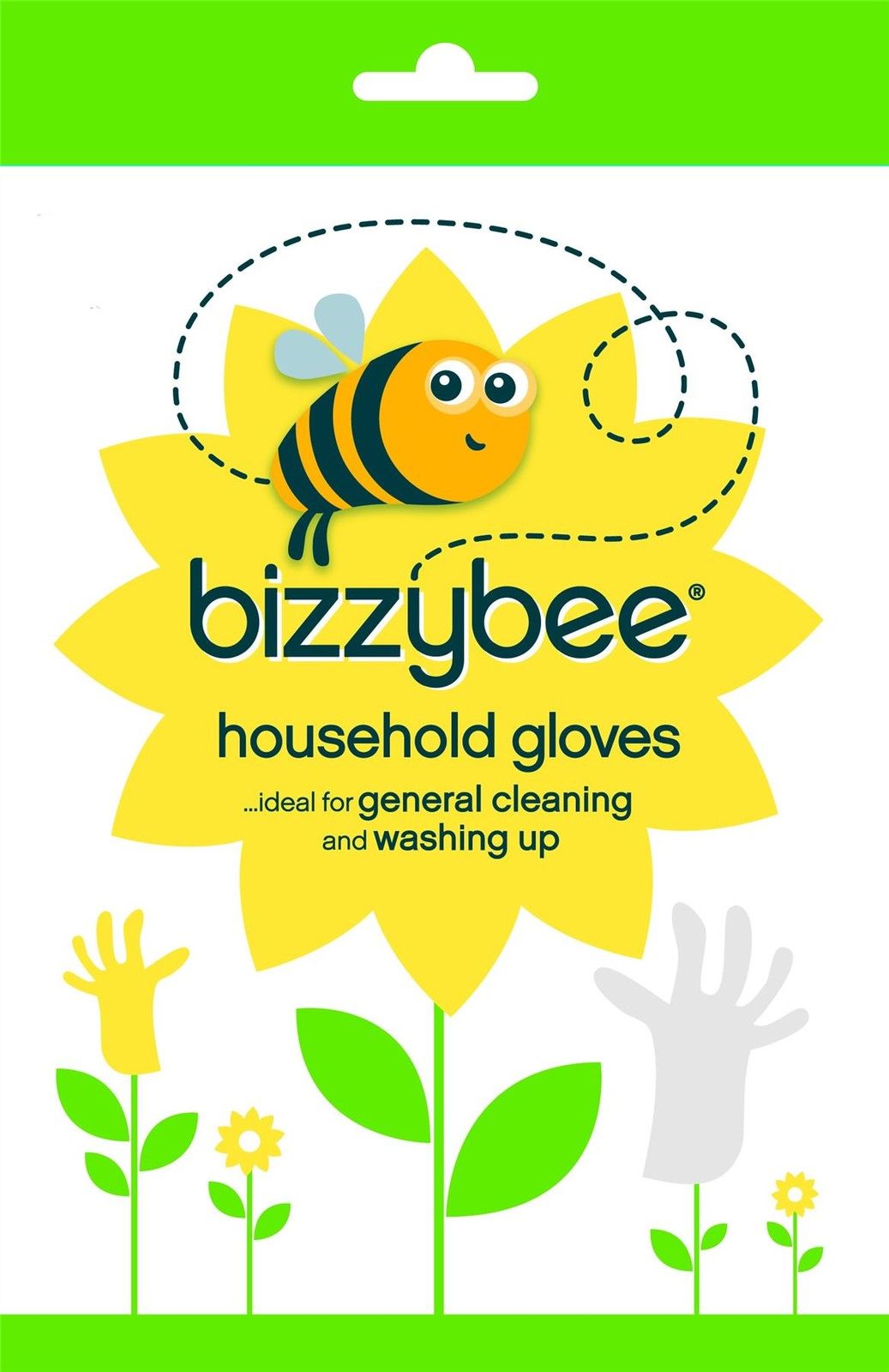 BIZZYBEE HOUSEHOLD RUBBER GLOVES SMALL. RY10127 \\\KD15567