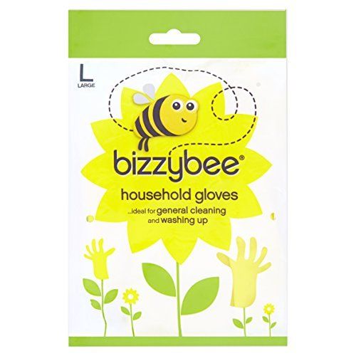 BIZZYBEE HOUSEHOLD RUBBER GLOVES LARGE. RY10129 \\\KD15569