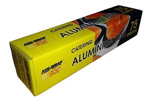 ALU WRAP JUMBO SUPER STRONG CATERING KITCHEN FOIL 450MM X 75M. 10660-FX1 \\\KD15587