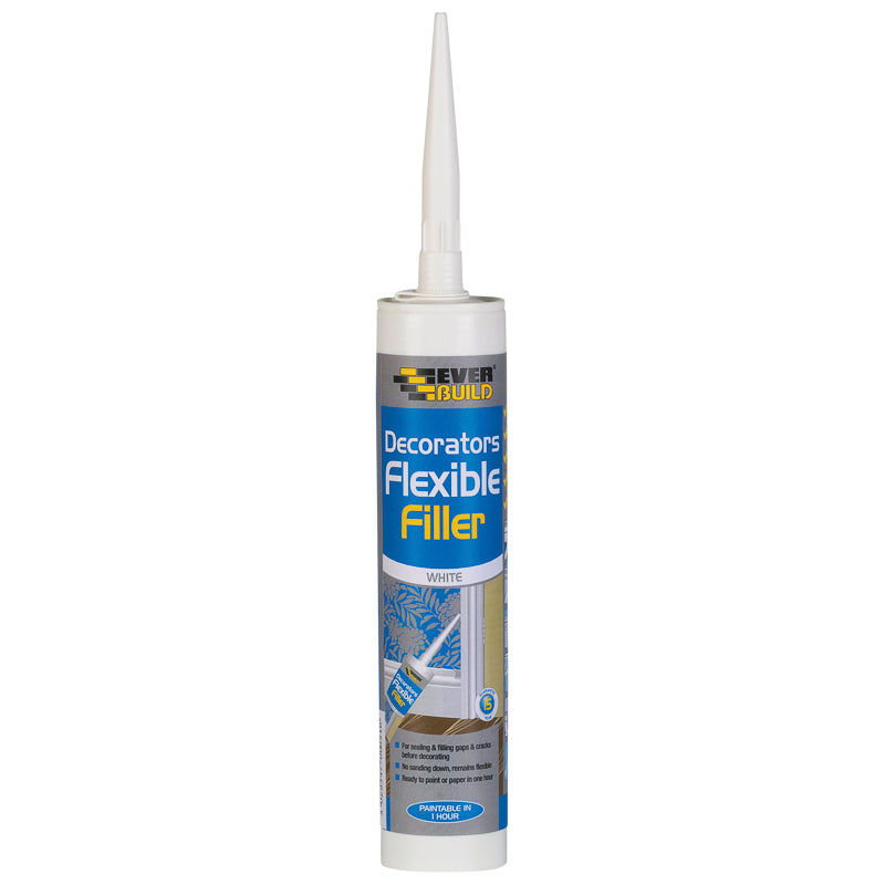 EVERBUILD FELIXBLE DECORATORS FILLER WHITE 290ML  000516. 486009 \\\KD15590