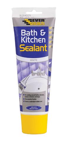 EVERBUILD BATH & KITCHEN SEALANT EASI SQUEEZE 200ML. 484863 \\\KD15594
