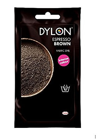 DYLON FABRIC HAND DYE 50G -ESPRESSO BROWN. 2044037 \\\KD15598