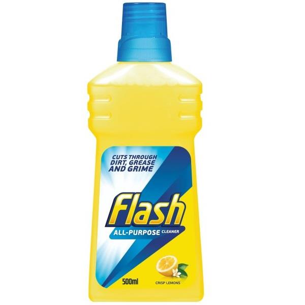 FLASH ALL PURPOSE LIQIUD CLEANER CRISP LEMON 500ML. PTHOFLA005 \\\KD15602