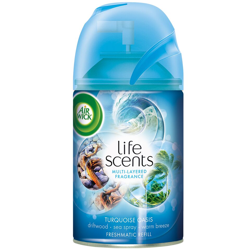 AIRWICK FRESHMATIC REFILL 250ML TURQUOISE OASIS. 3078828 \\\KD15605