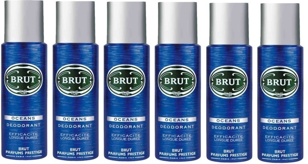 BRUT OCEAN DEODRANT SPRAY 200ML 6/PK. PTCGBRU019 \\\KD15618