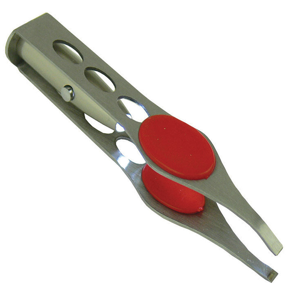 ACTIVE LIFE STAINLESS STEEL ILLUMINATED TWEEZERS WITH LED. LA1026 \\\KD15646
