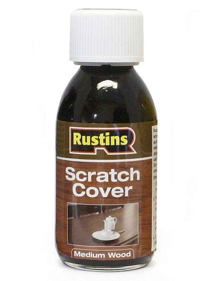 RUSTINS SCRATCH COVER FOR MEDIUM WOOD 125ML. SCMW125 \\\KD15666