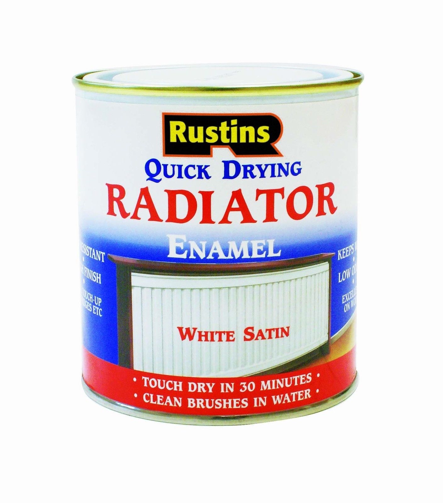 RUSTINS MATT BLACK PAINT FOR WROUGHT IRON & WOOD 250ML. BLAM250 \\\KD15675