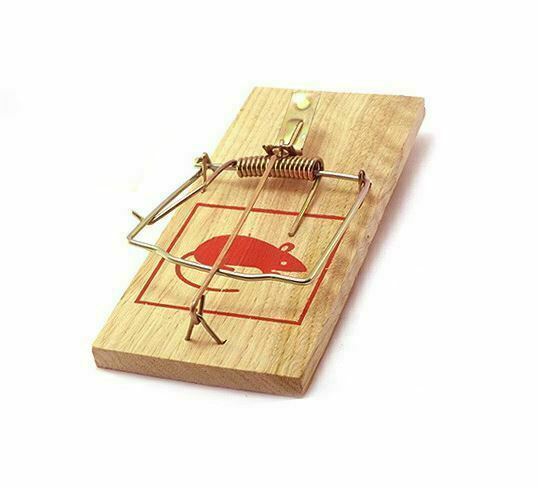 WOODEN RAT TRAP 7". F805484 \\\KD15714