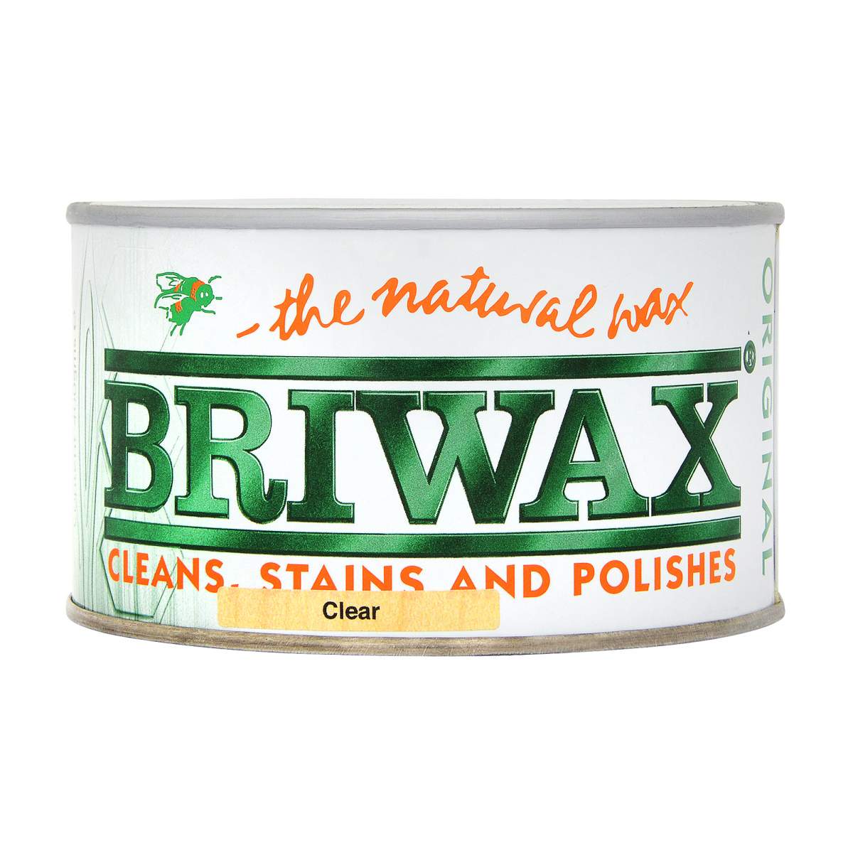 BRIWAX ORIGINAL WAX POLISH CLEAR 400GM. BWCL400 \\\KD15740