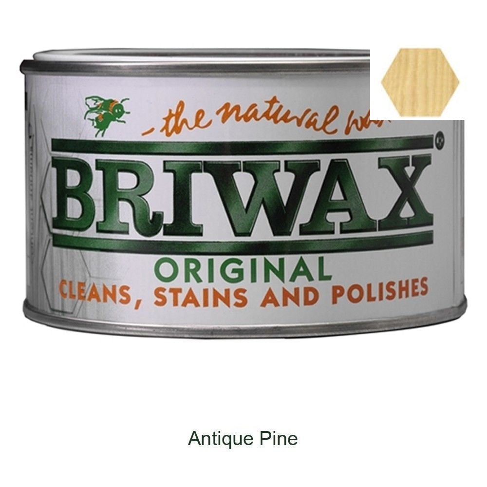BRIWAX ORIGINAL ANTIQUE WAX POLISH PINE 400GM. BWPA400 \\\KD15742