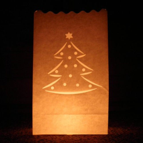 5PC CANDLE BAGS 4ASSORTED DESIGN FIRE RETARDANT. DGI0124 \\\KD15749