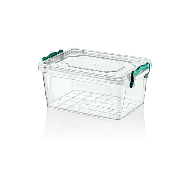 HOBBY CLEAR RECTANGLE MULTIBOX 8L WITH CLIP LID 36.5X24X12CM. 021102 \\\KD15765