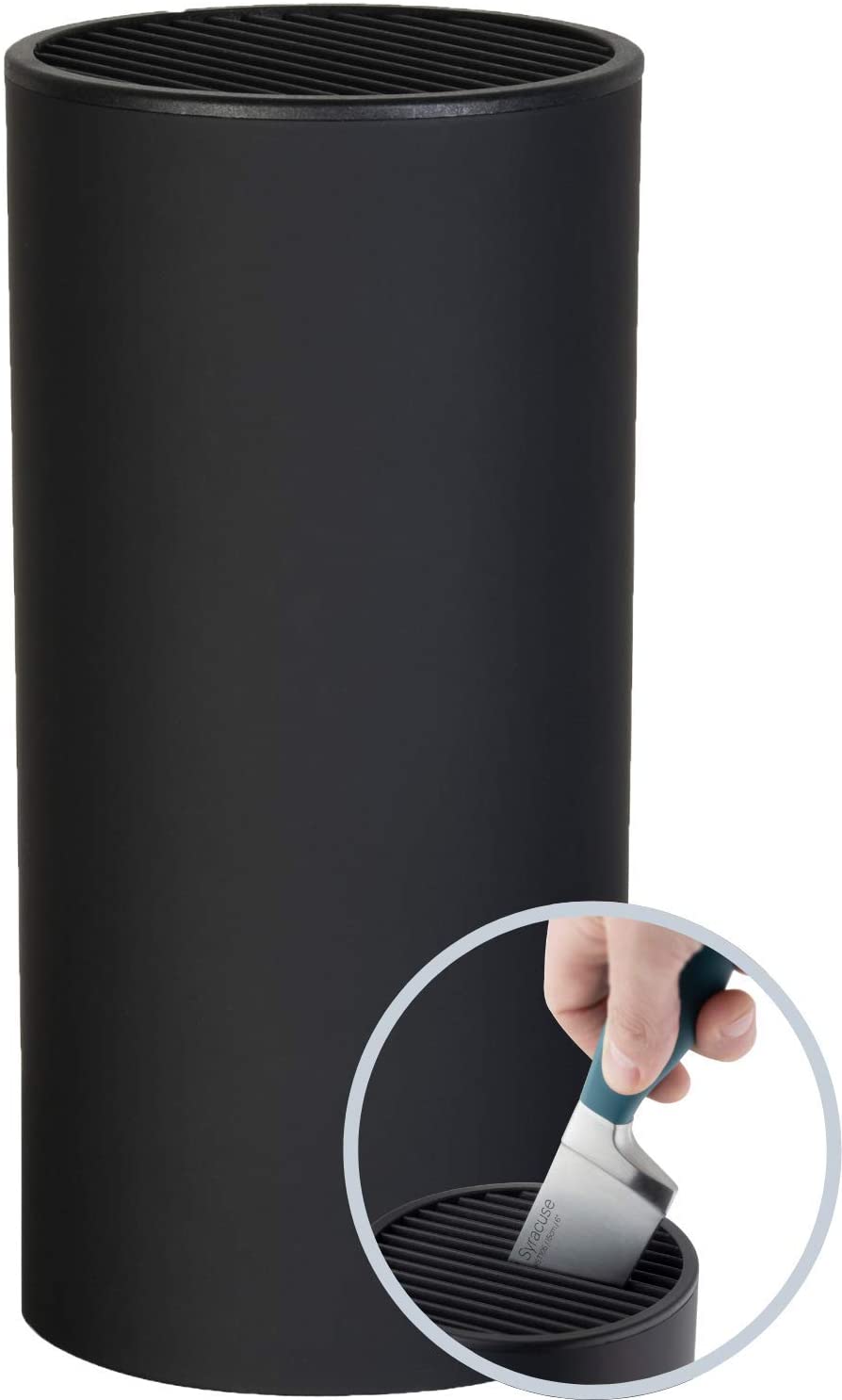 TAYLORS EYE WITNESS BLACK EMPTY SOFT TOUCH UNIVERSAL KNIFE BLOCK. PSKBEM \\\KD15791