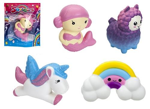 PASTEL COLOUR SQUIGIES 11CM. PIPI549109 \\\KD15800