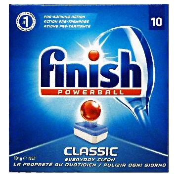 FINISH POWERBALL DISHWASHER TABS CLASSSIC PACK OF 10S. FIN67 \\\KD15836