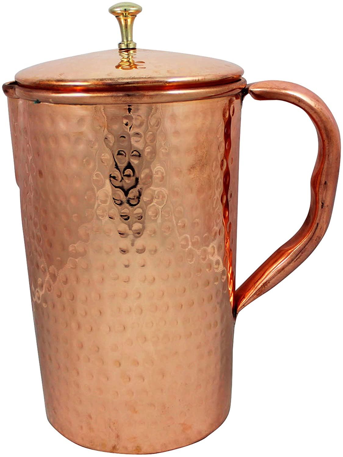 COPPER JUG HAMMERED 22CM. IND710 \\\KD15855
