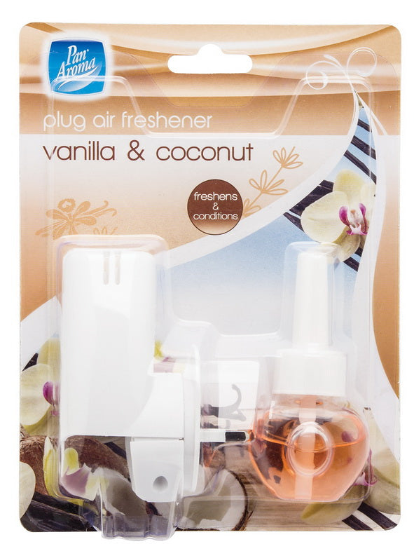 PAN AROMA PLUG IN AIR FRESHENERÂ VANILLA & COCONUT. PAN0421 \\\KD15885