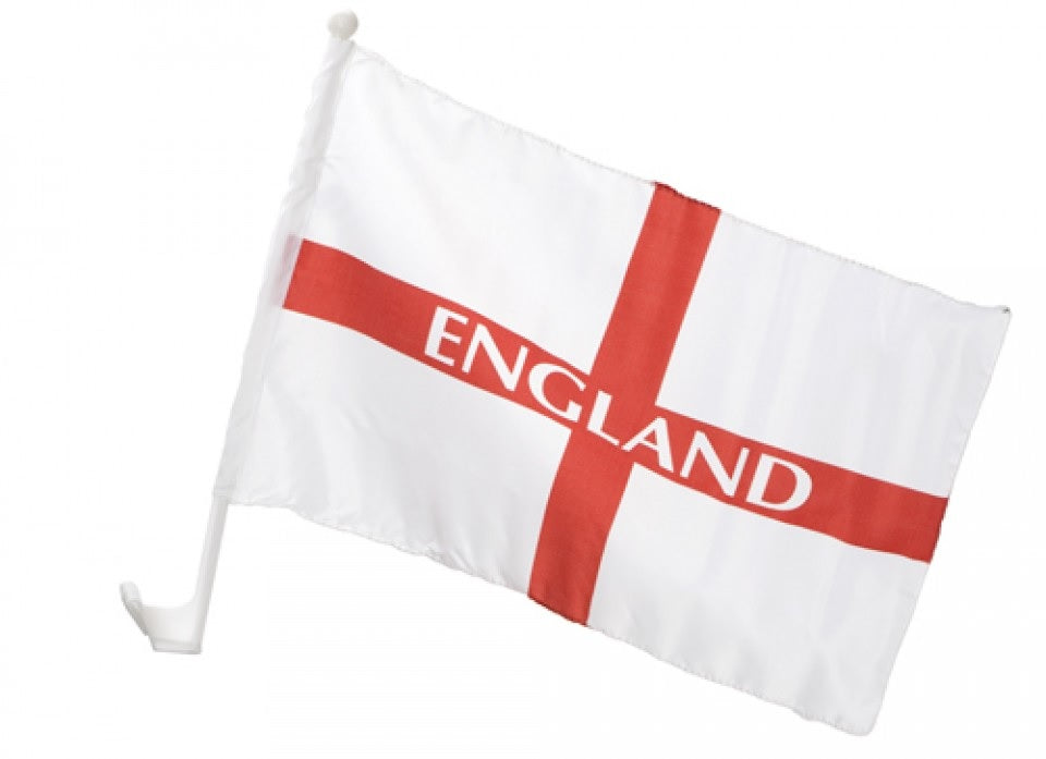 HEAVY DUTY ST GEORGE ENGLAND CAR FLAG 30CM X 45CM. PI003070 \\\KD15902